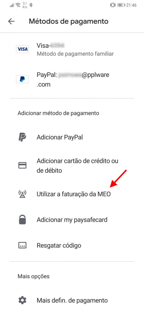 MEO Play Store Aplikasi Android Pay