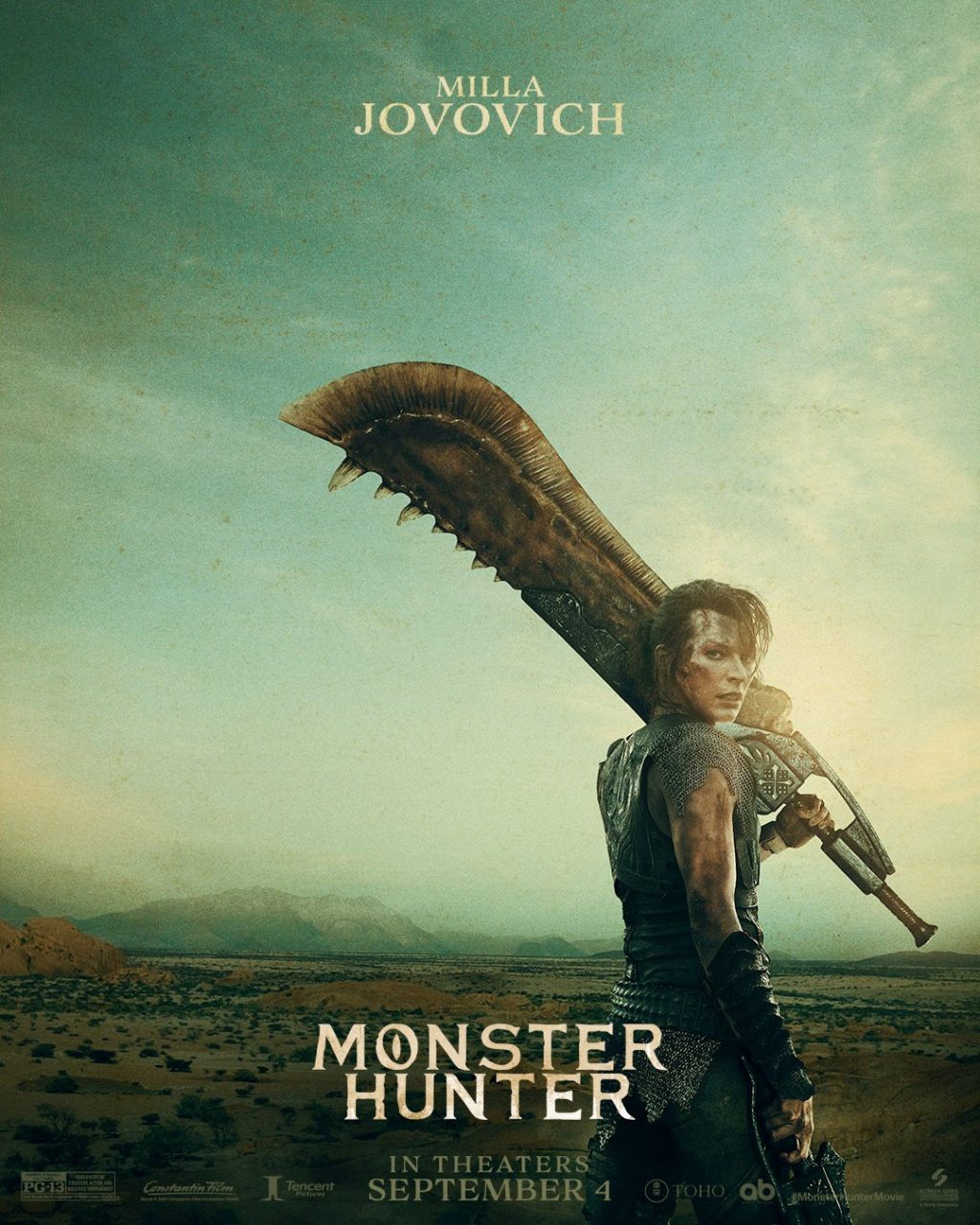 Milla Jovovich dan Tony Jaa Menjadi Monster Hunters di Poster Film Baru 1