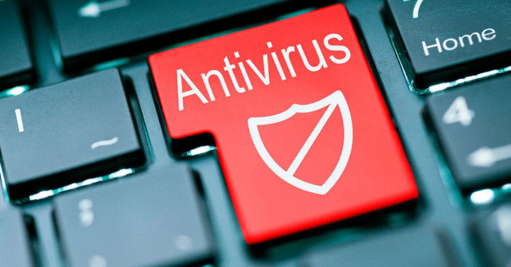Kunci antivirus merah