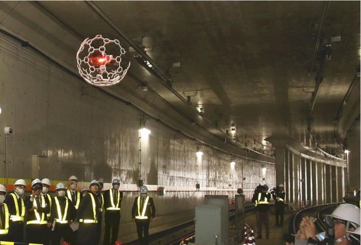 Jepang Adalah Drone Terbang Bawah Tanah untuk Inspeksi Metro Tunnel